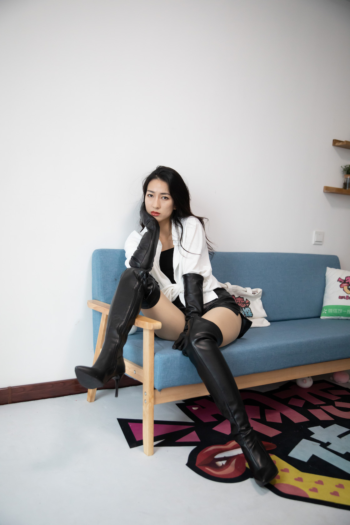 资讯|物恋传媒 – NO.661期 《小茶》 长靴,肉丝,热水泡脚剧情