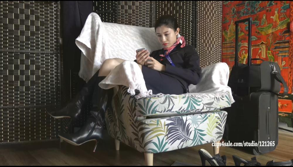 【网盘】[视频] K&#038;M 113-穆乐空姐装试穿凉鞋和靴子秀脚