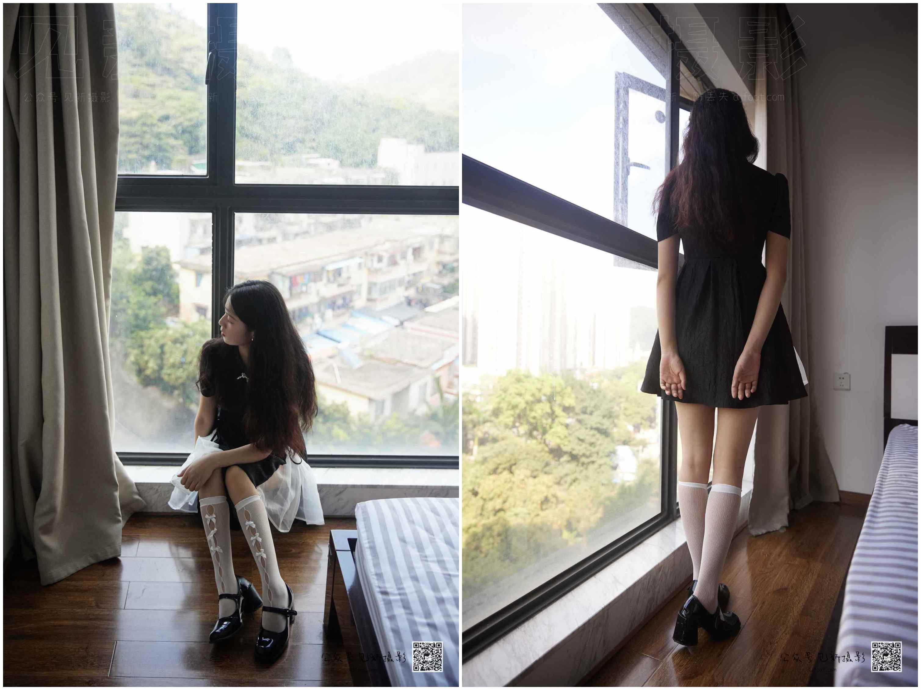 【网盘】[见新摄影]NO.004-设计师小樱-可爱连衣裙白丝小皮鞋