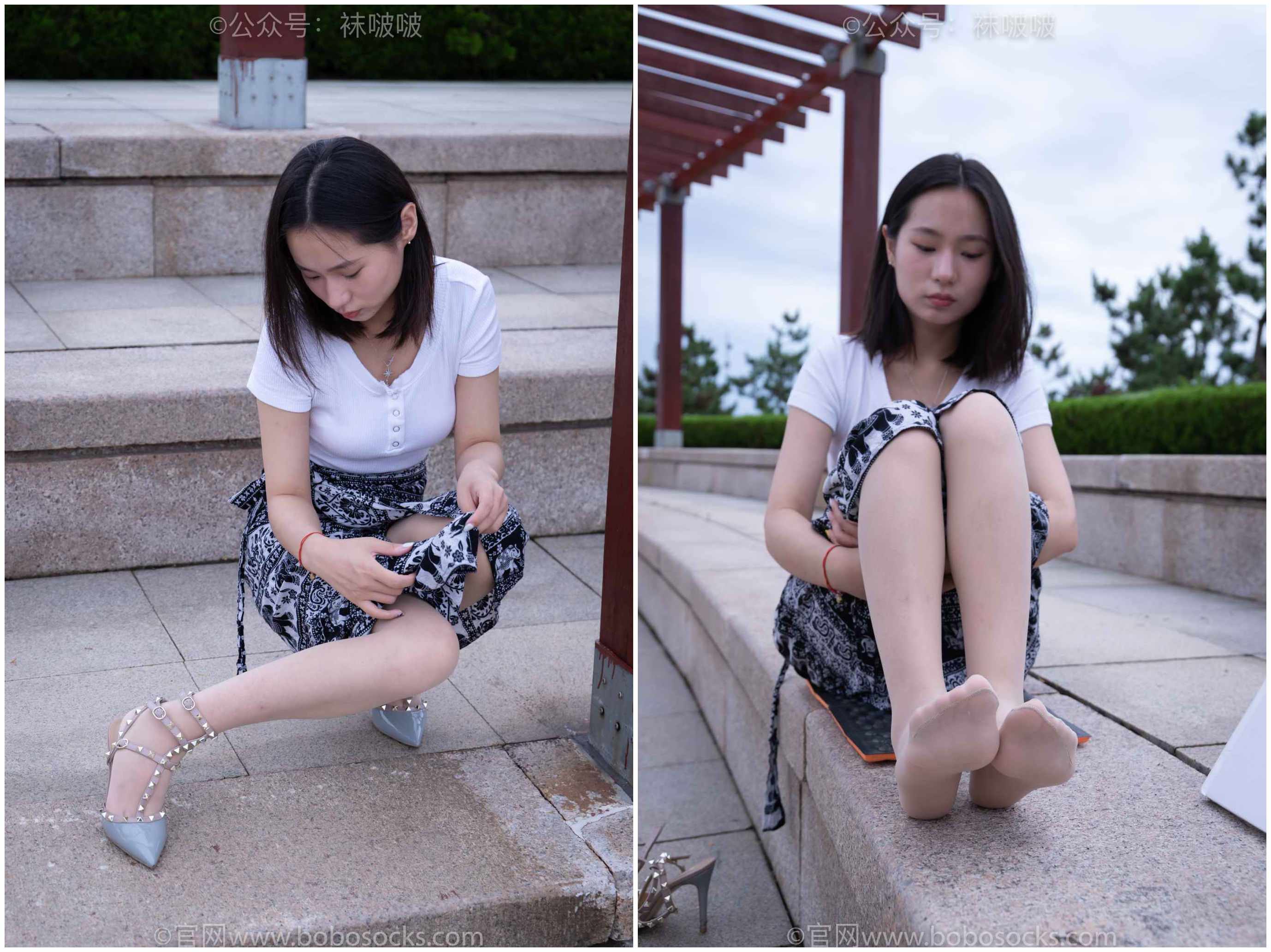 【网盘】[袜啵啵]NO.014思思-华伦天奴高跟鞋、肉丝