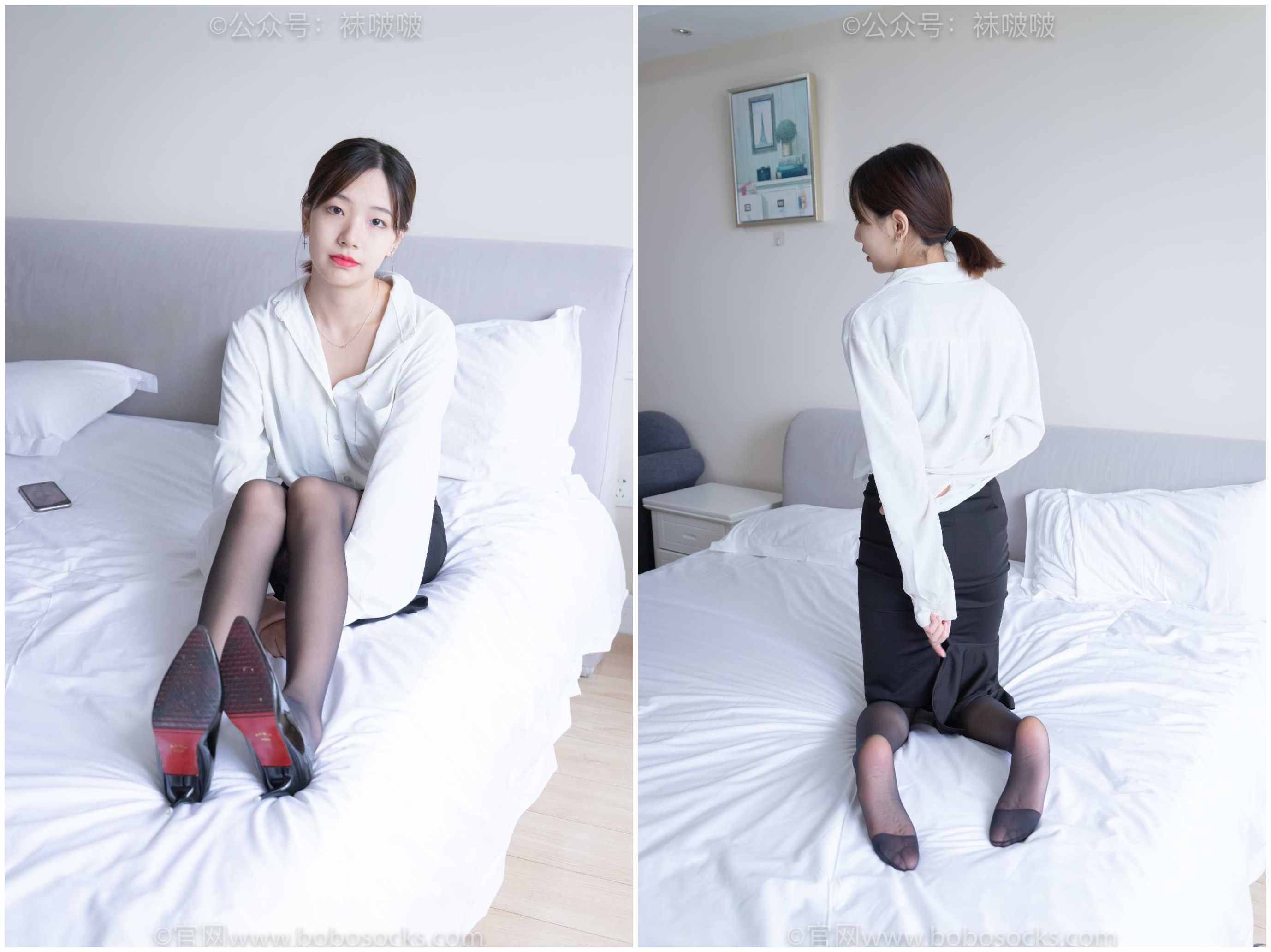 【网盘】[袜啵啵]NO.017小甜豆-OL制服、高跟鞋、黑丝