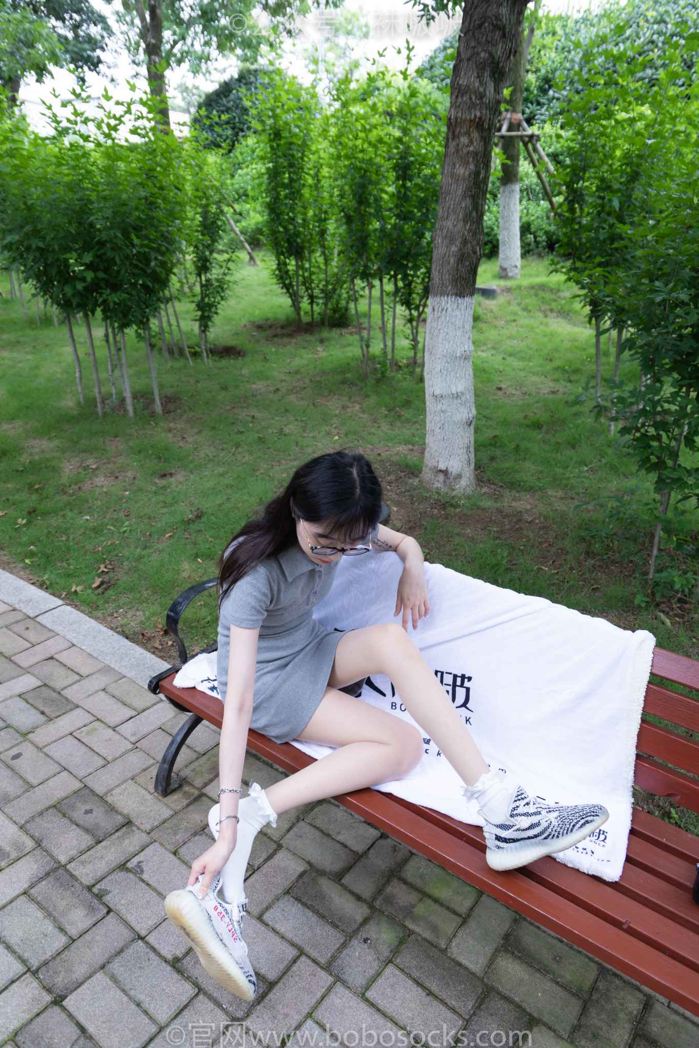 【网盘】[袜啵啵]NO.019稚予-椰子、白棉袜、肉丝