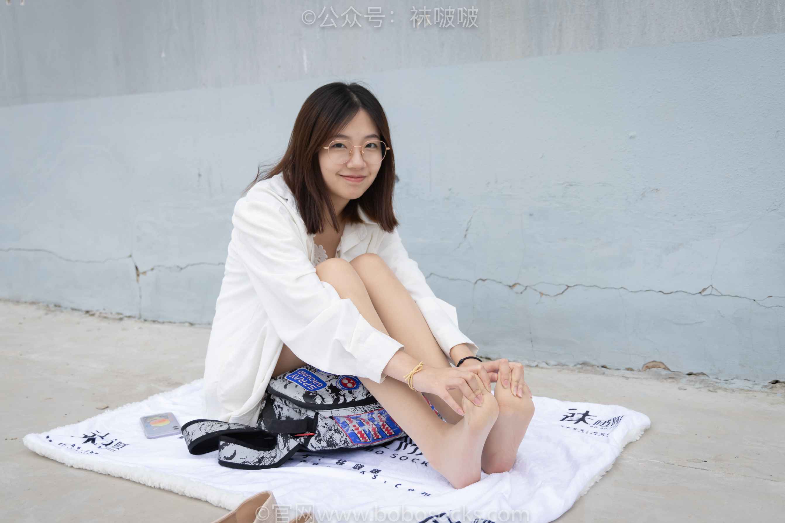 【网盘】[袜啵啵]NO.048小甜豆-平底鞋、肉丝