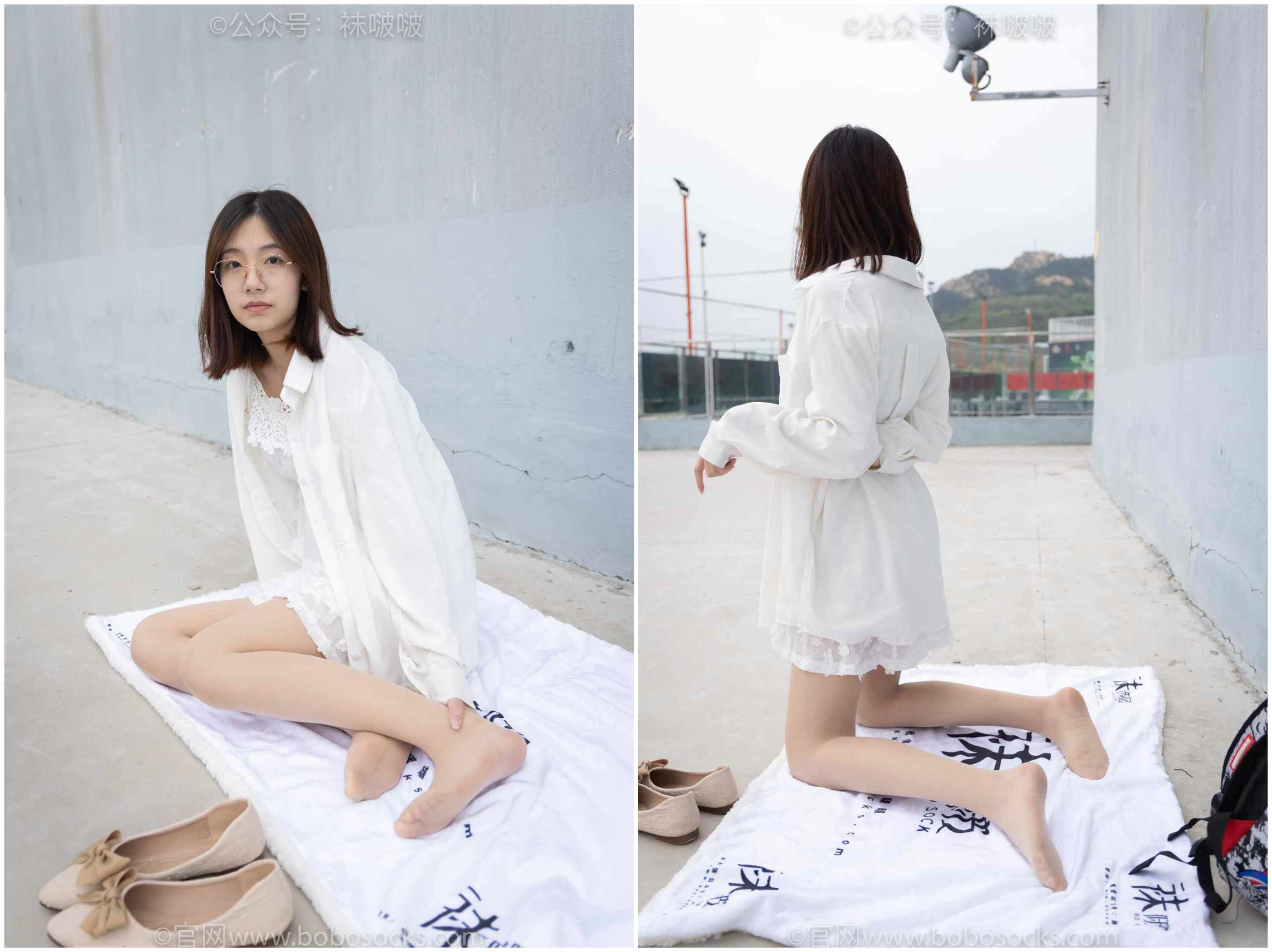 【网盘】[袜啵啵]NO.048小甜豆-平底鞋、肉丝