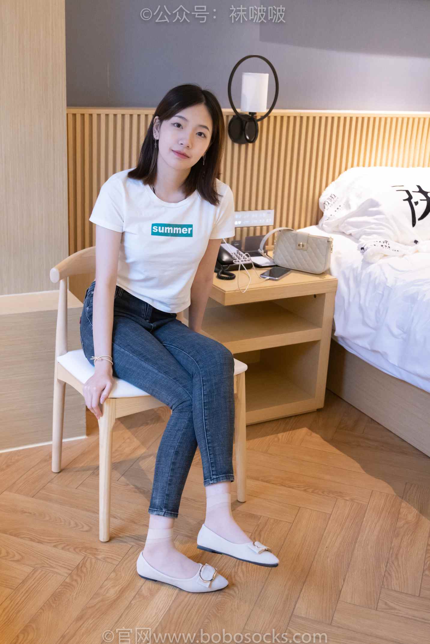 【网盘】[袜啵啵]NO.063小甜豆-平底鞋、短肉丝