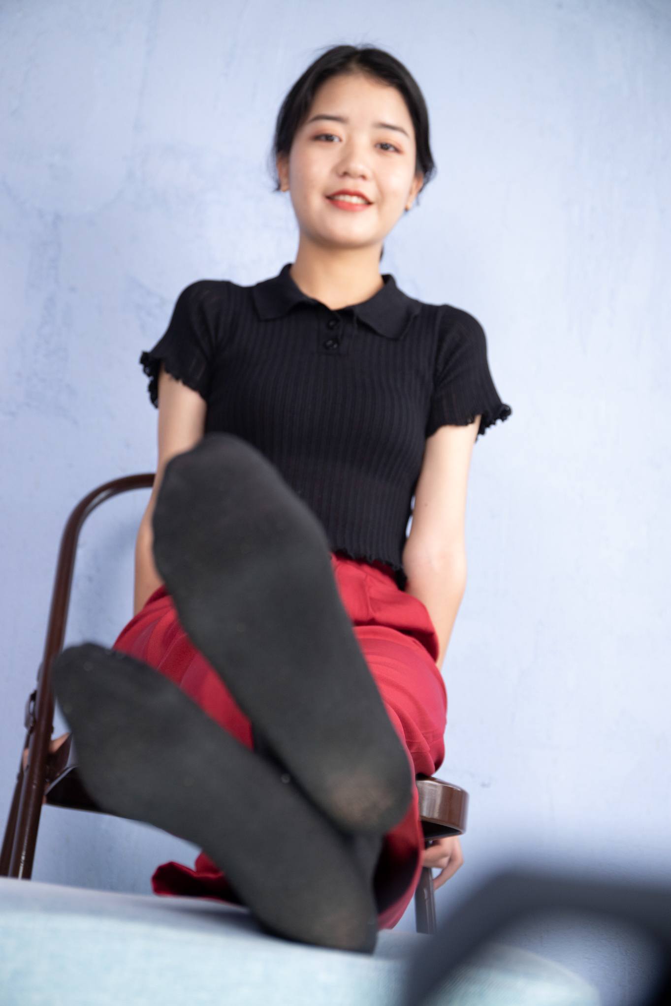 【网盘】[南国足艺]13-气质美女小雨试镜，修长性感的美脚，脚型真漂亮，人美脚更美