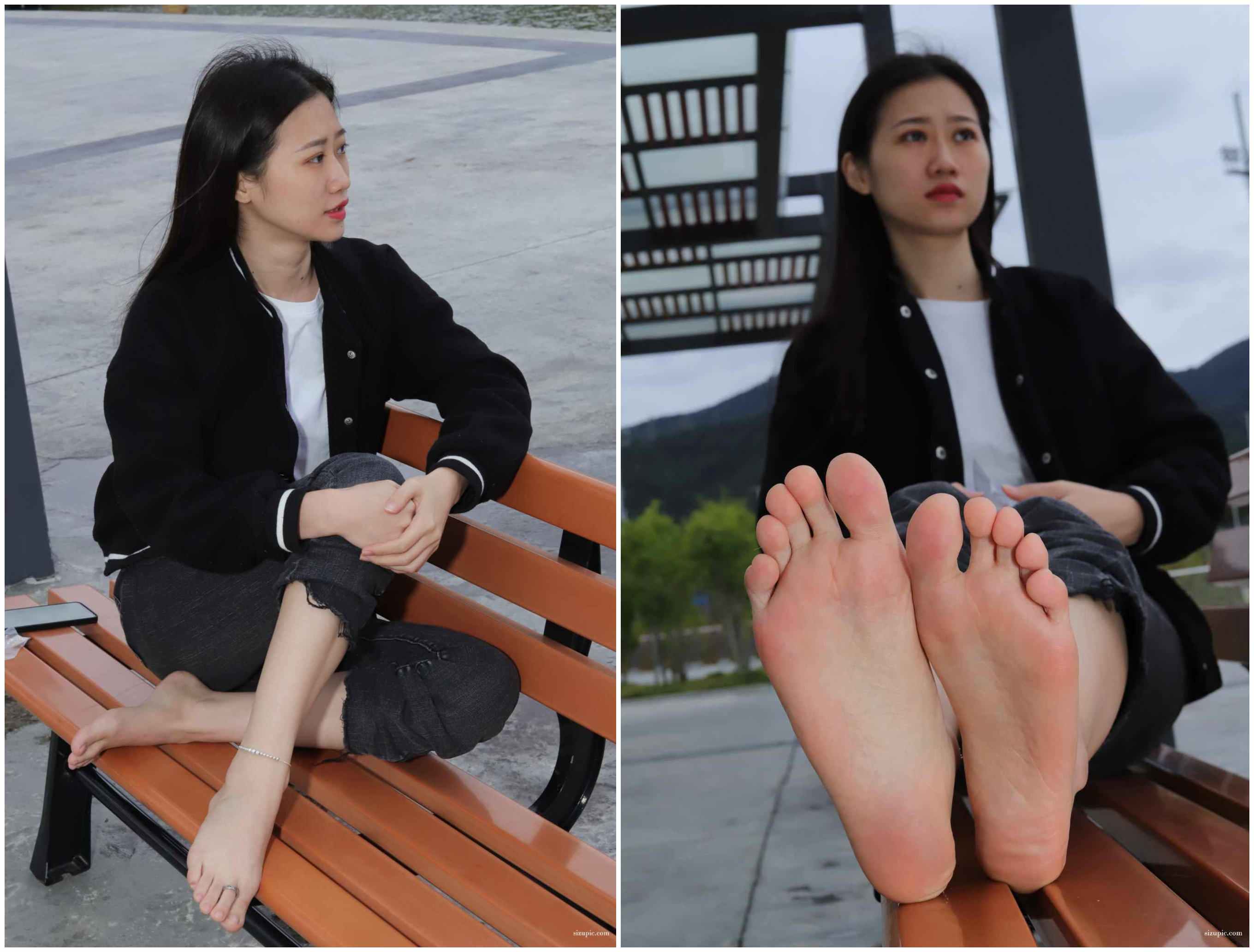 【网盘】[Pary学生模拍]011 极品女神小芳首发长椅大方展示极品美脚