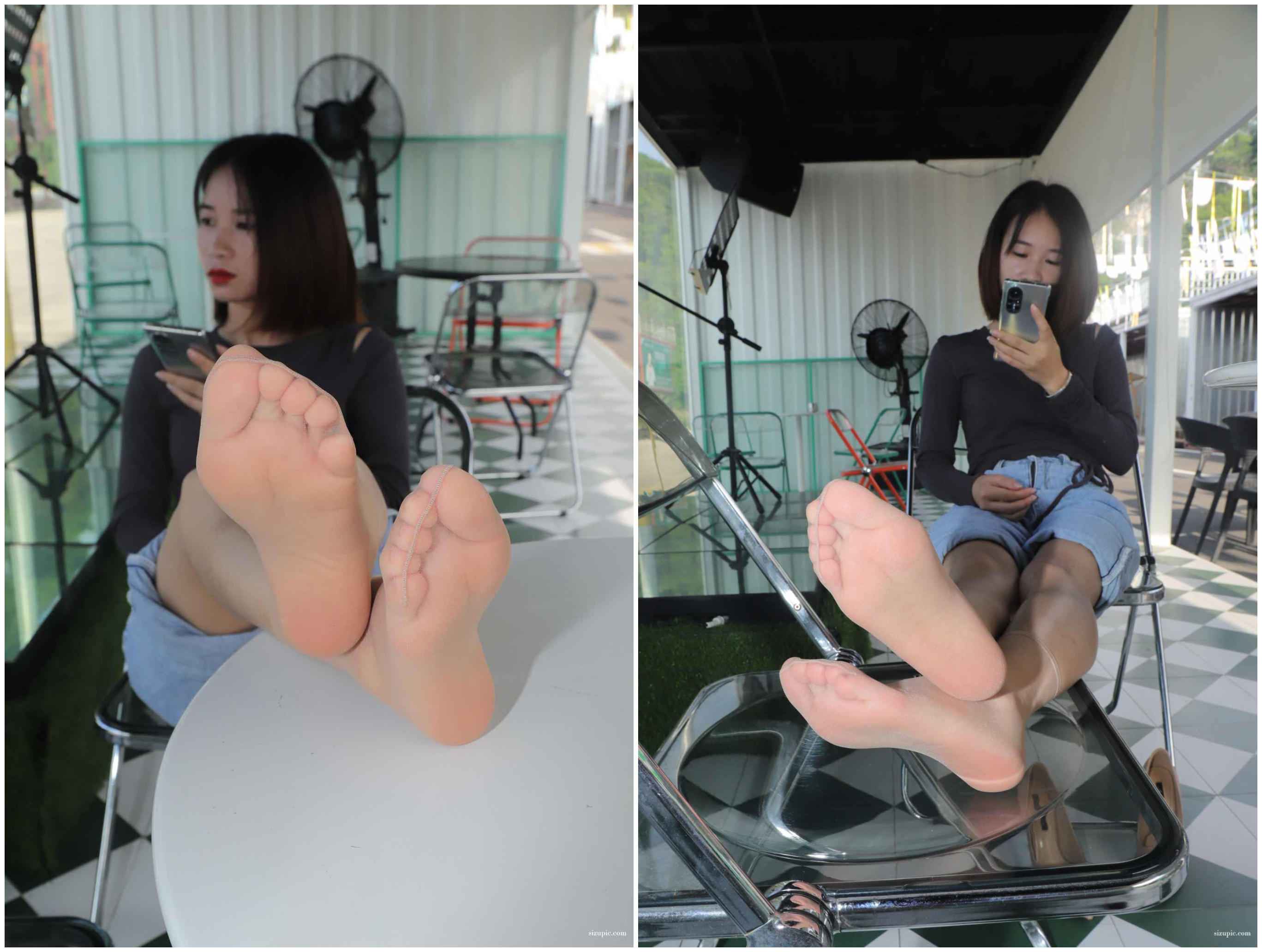 【网盘】[Pary学生模拍]013 小燕脱下高跟鞋露出原味丝袜美脚