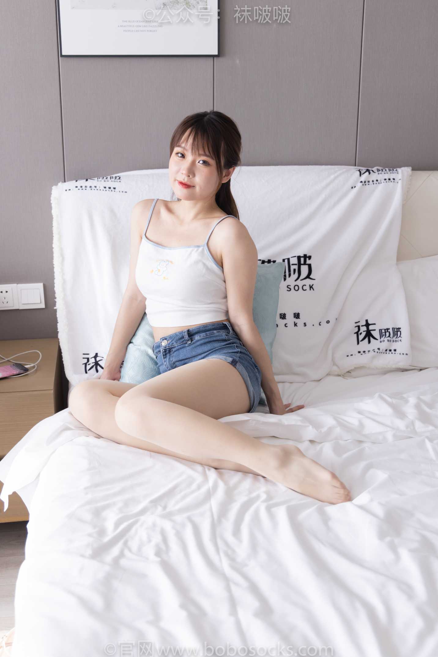 【网盘】[袜啵啵] 077期 朵朵-凉鞋、肉丝-脚尖透明款