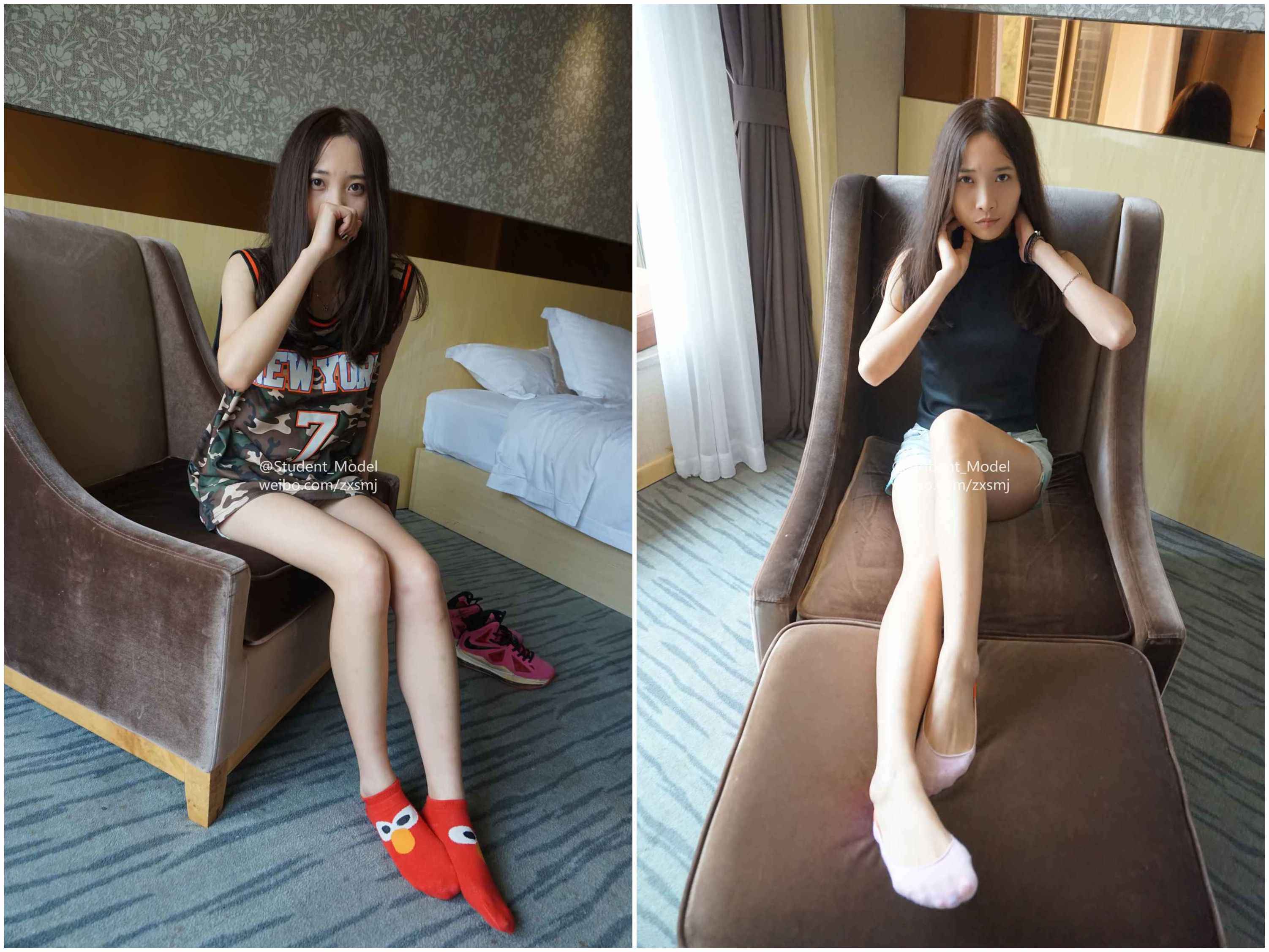 【网盘】[Student_Model] 编号28-小佳修长的双腿和可爱船袜