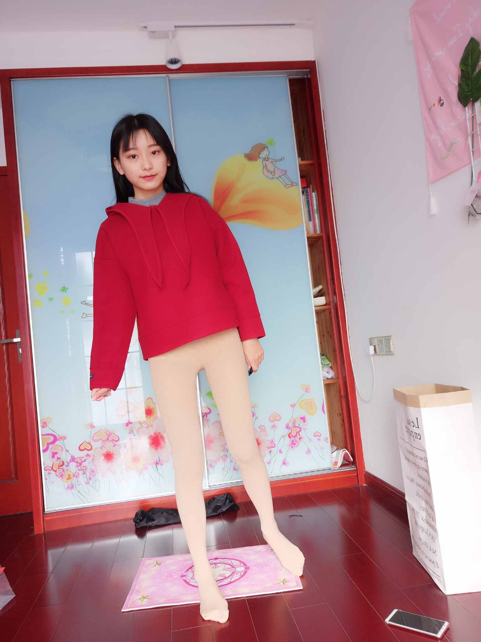 【网盘】蓓蓓4之居家厚白丝连裤