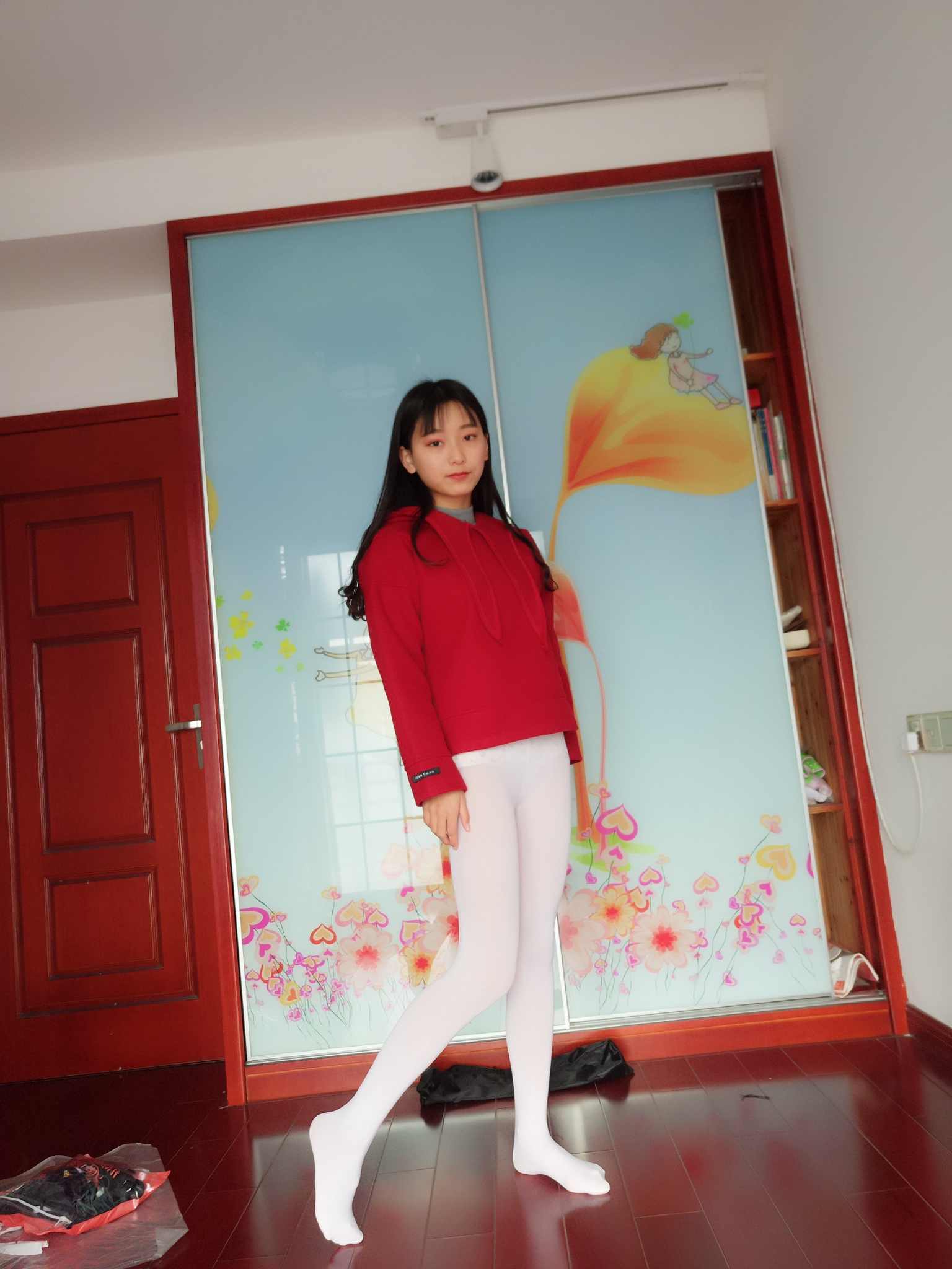 【网盘】蓓蓓4之居家厚白丝连裤