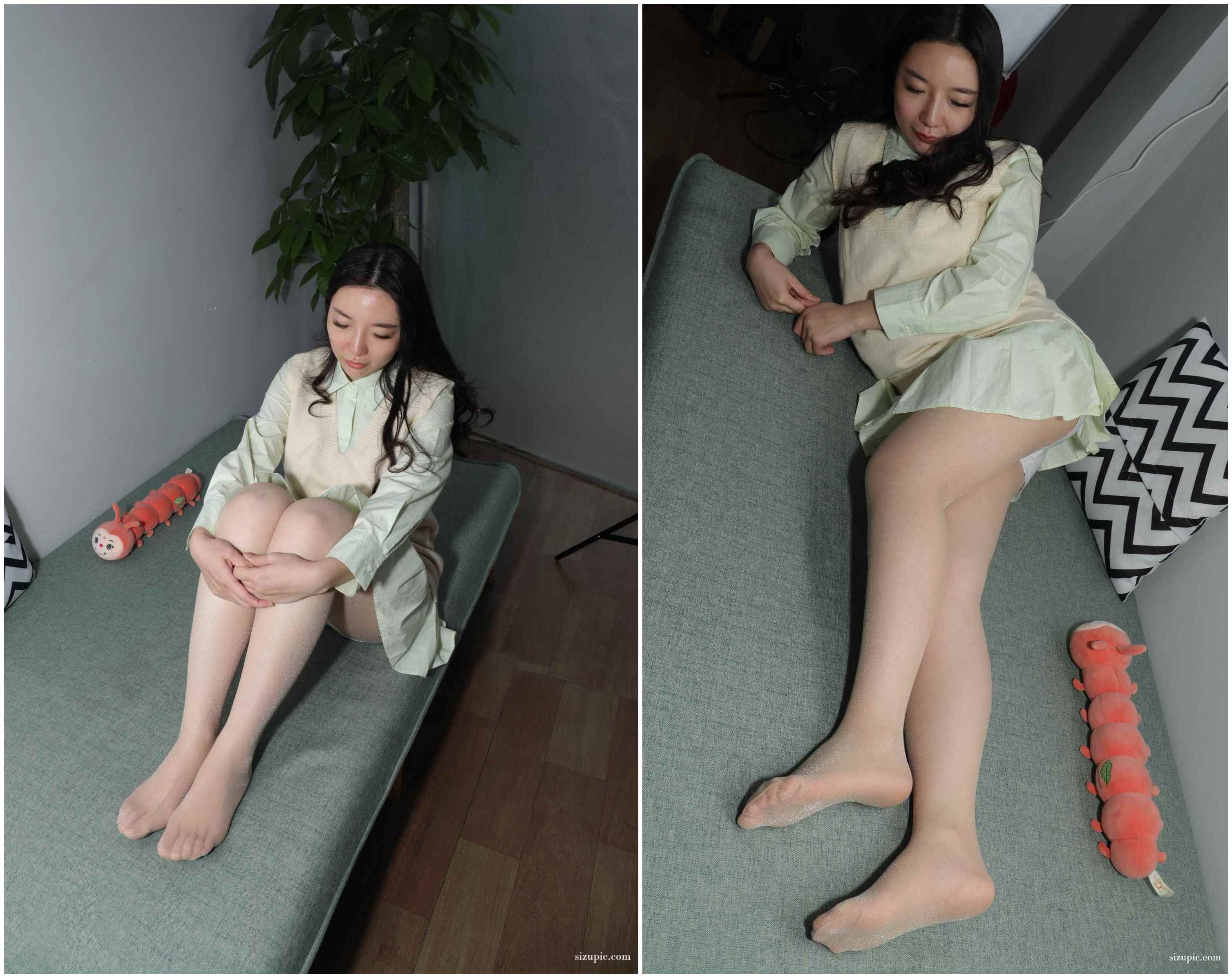 【网盘】[Pary学生模拍]044 大美女小欧老师展示超薄肉丝美脚