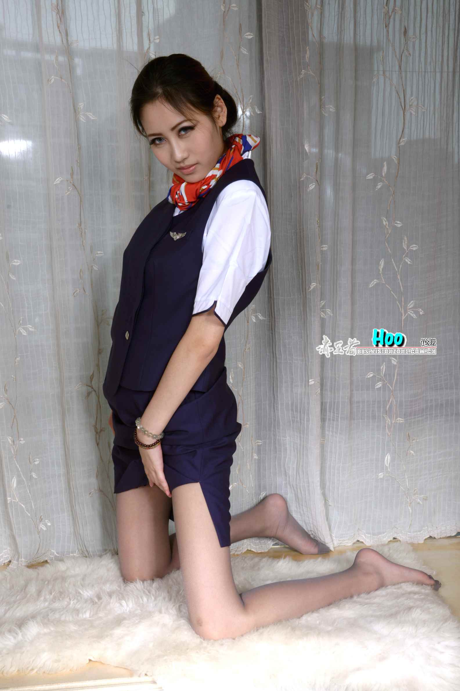 【网盘】[赤足者]No.026 真制服，假空姐-小玉