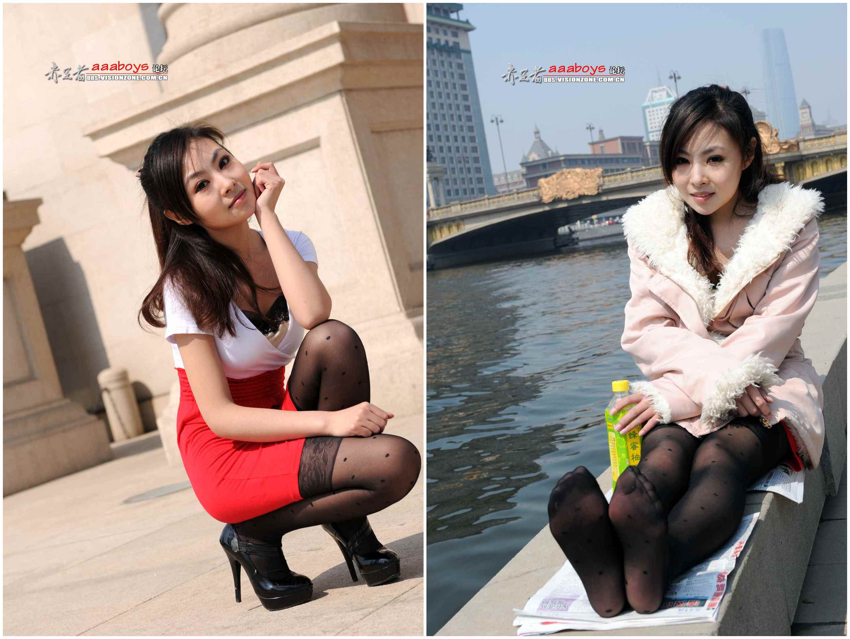 【网盘】[赤足者]No.029 红裙黑丝