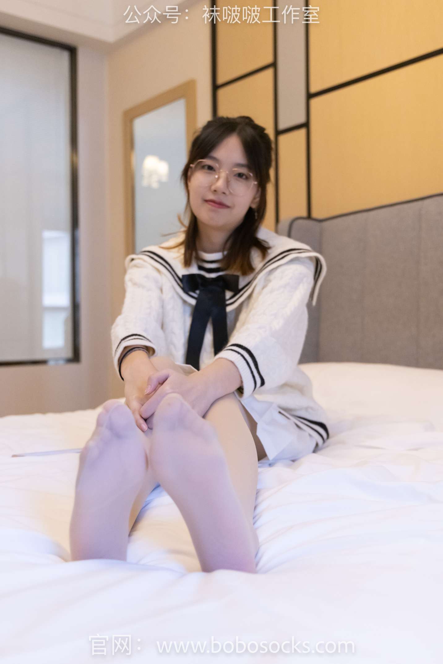 【网盘】[袜啵啵]117期 小甜豆-黑皮鞋、厚肉丝