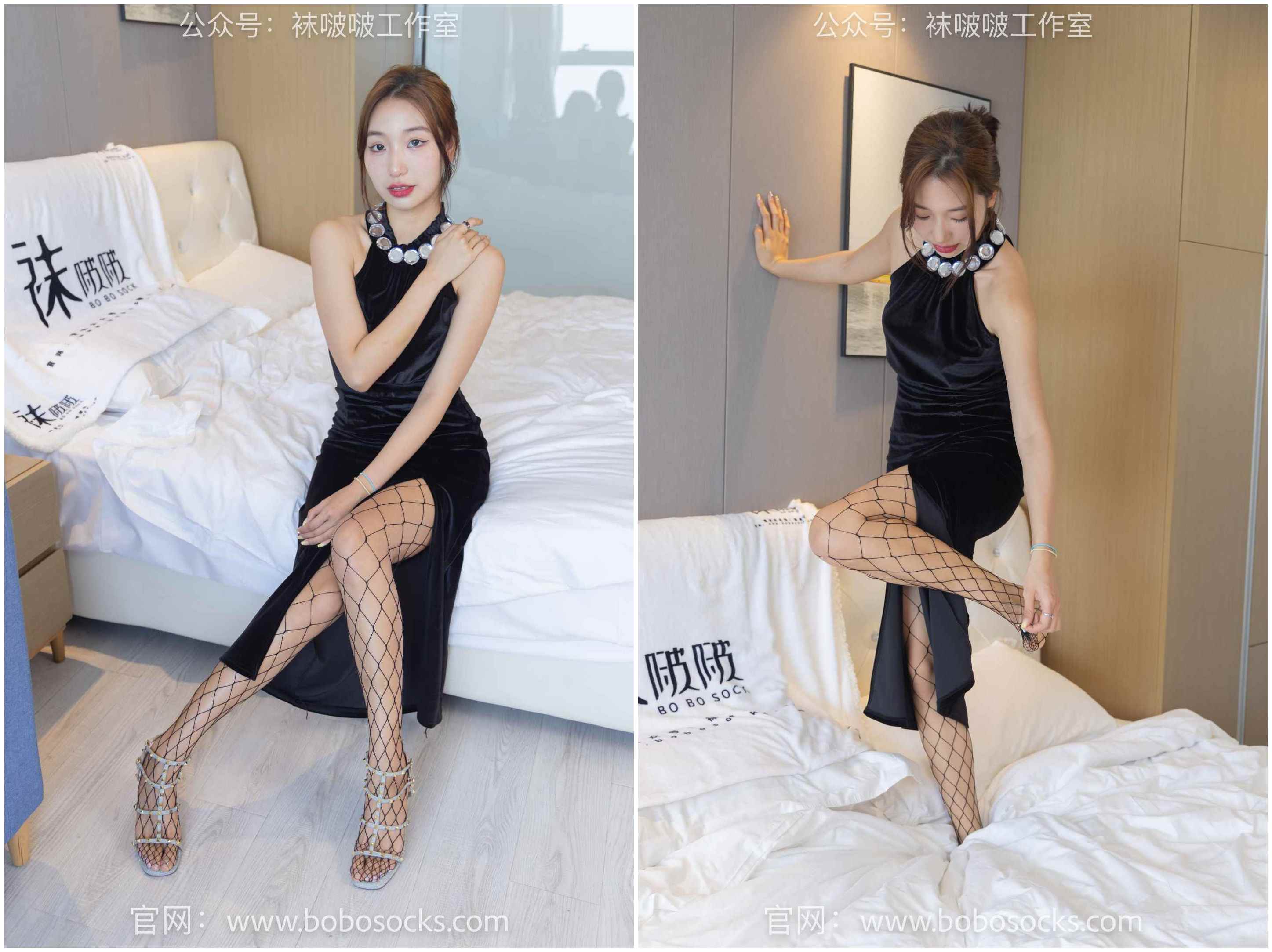 【网盘】[袜啵啵]113期 果果-高跟鞋、黑色网袜