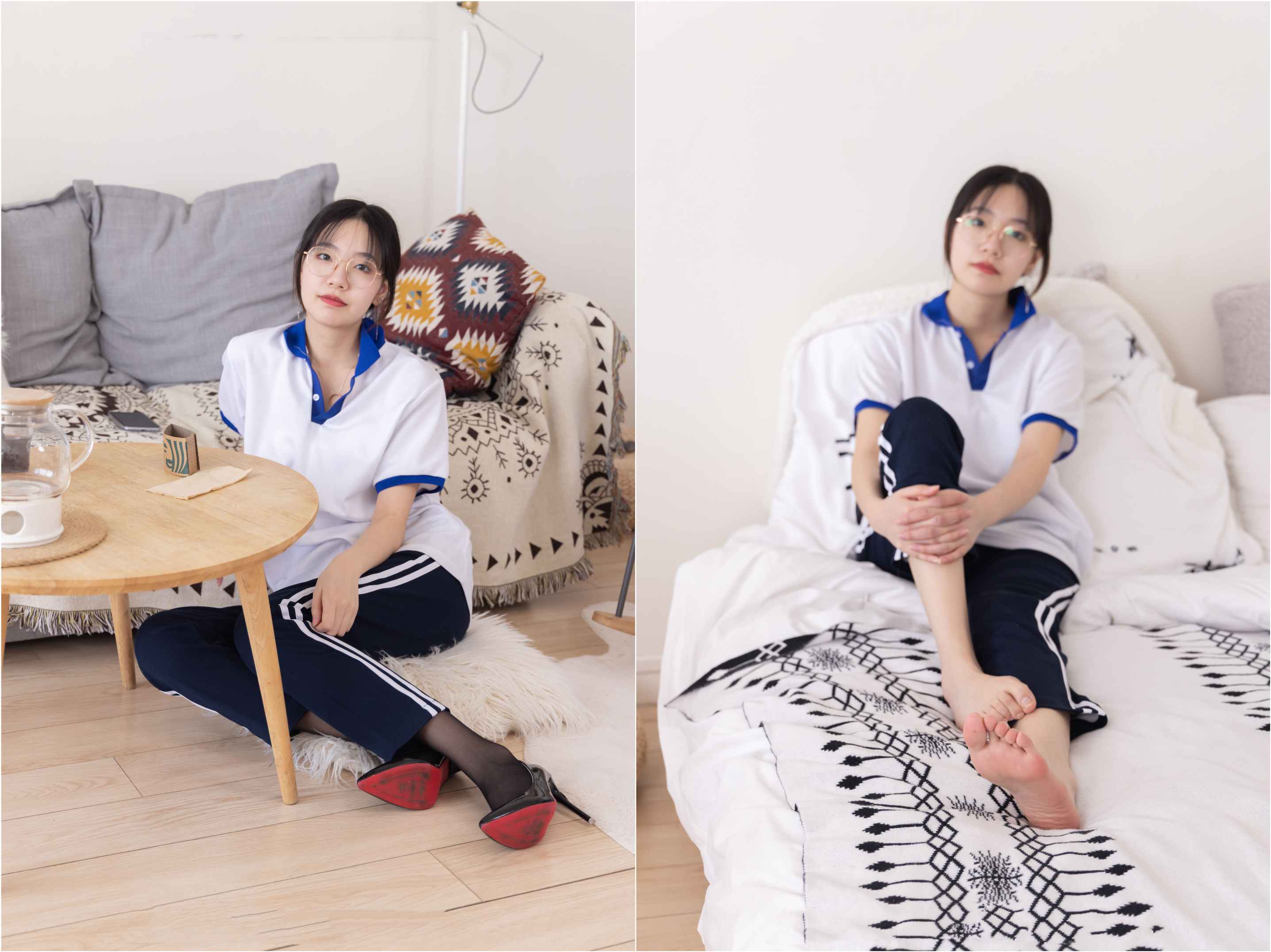 【网盘】[袜啵啵]135期 小甜豆-高跟鞋、黑丝、裸足