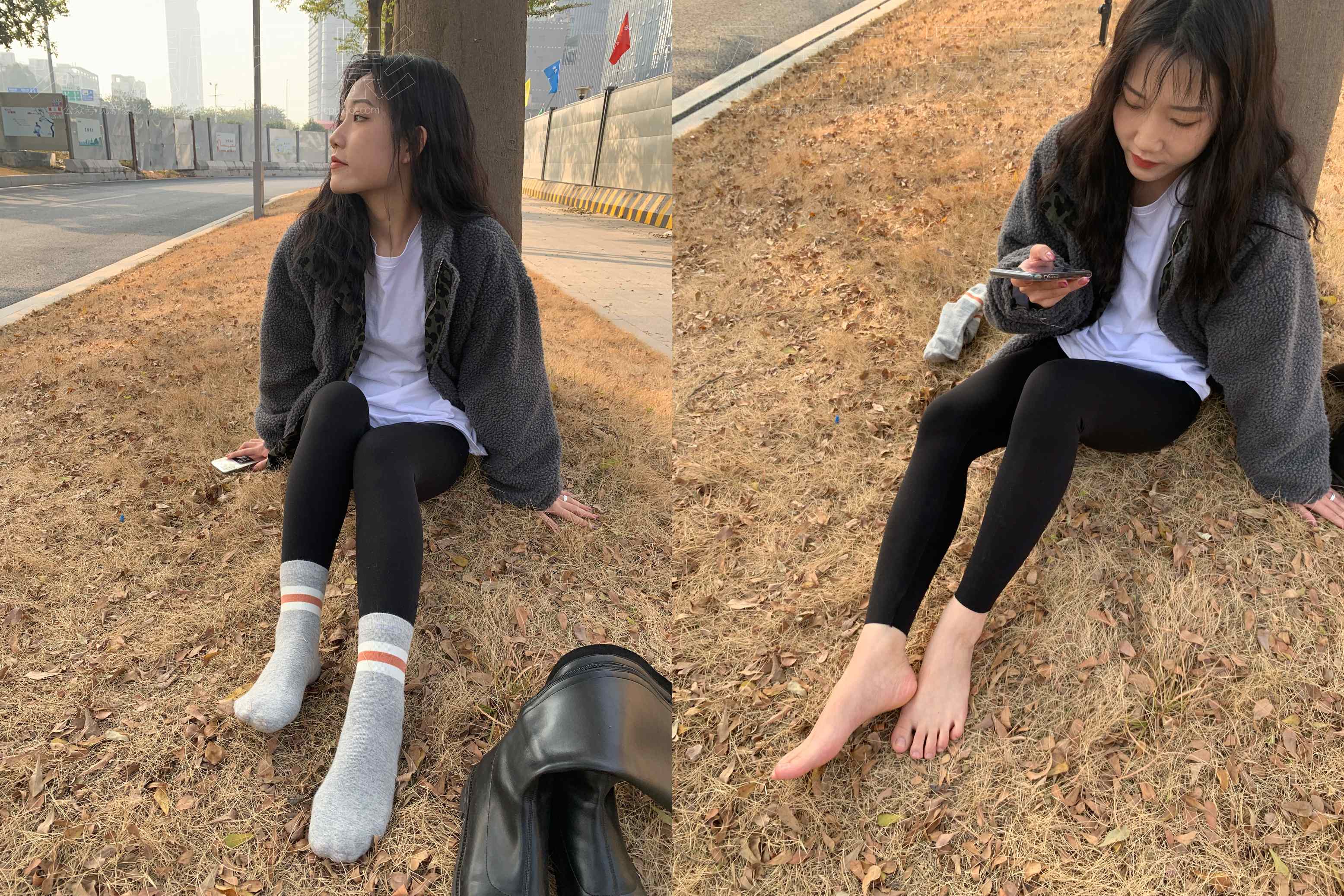 【网盘】[见新摄影]NO.030 鲨鱼裤 皮靴 小可