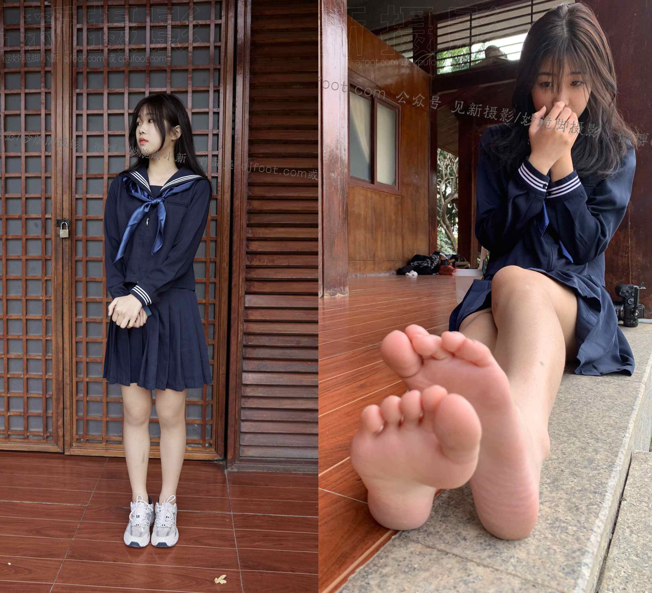 【网盘】[见新摄影]NO.032 动漫里可爱的JK小姐姐又来了，你陶醉了吗