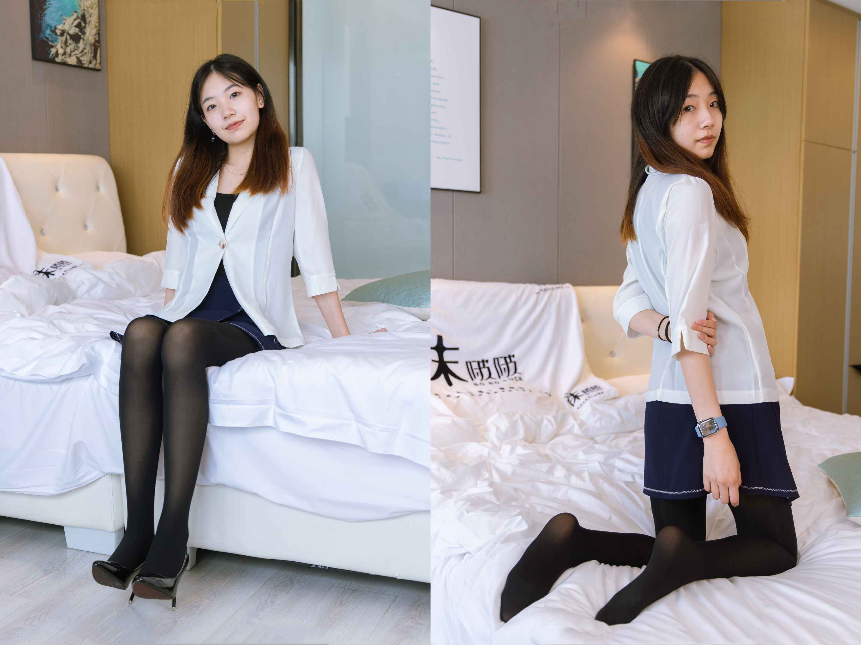 【网盘】[袜啵啵]150期 小甜豆-高跟鞋、厚黑丝