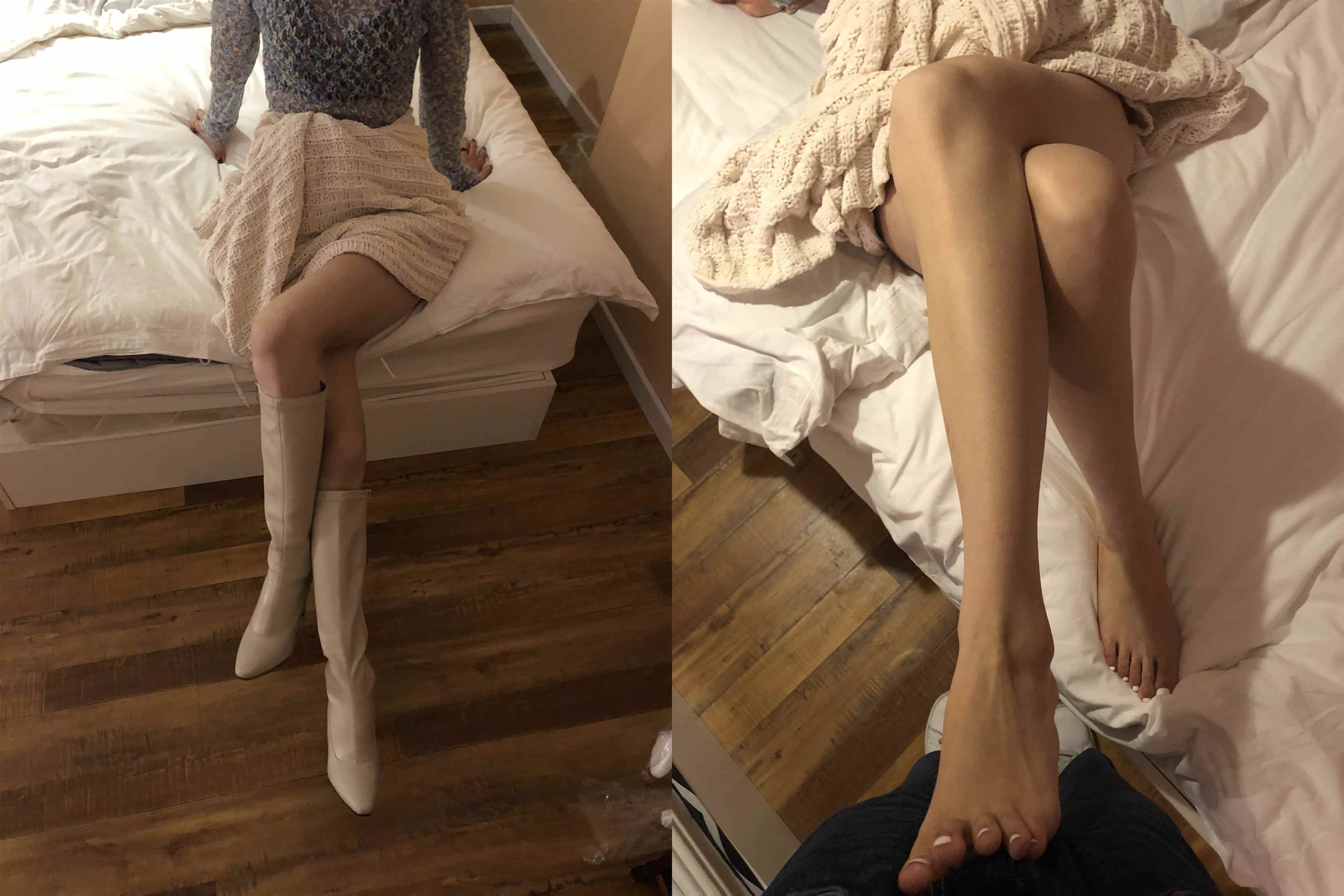 【网盘】约毛衣女神来宾馆玩舔她的白袜裸足