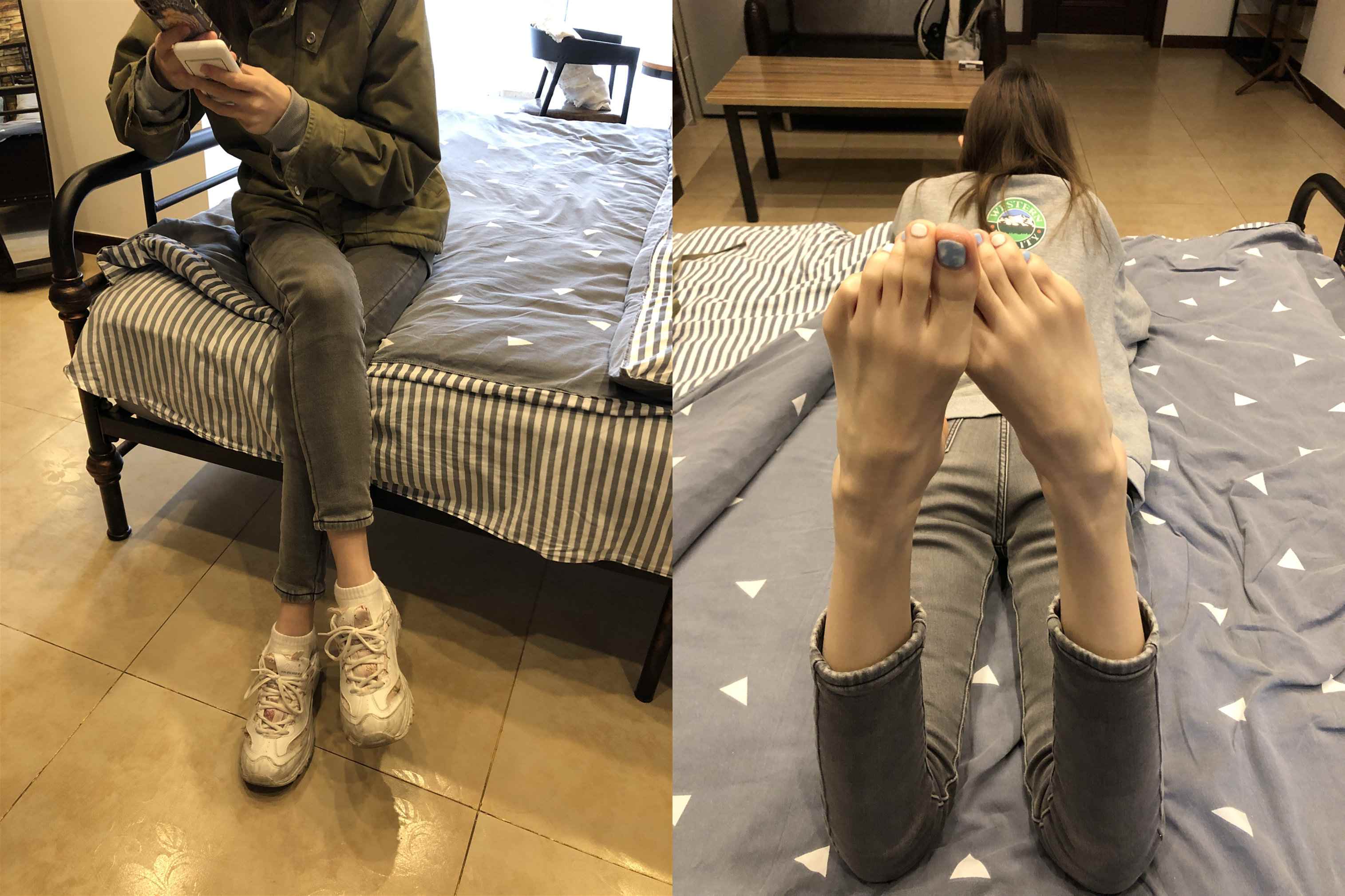 【网盘】老哥约大学城妹子出来看电影后到酒店玩舔美脚