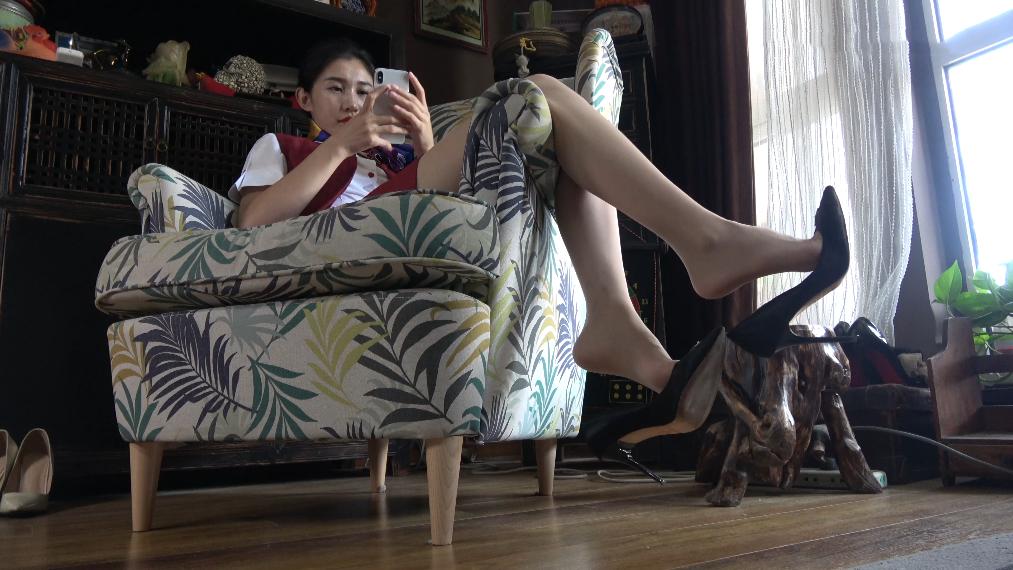 【网盘】[视频] K&#038;M 271-穆乐 空乘制服肉丝挑鞋