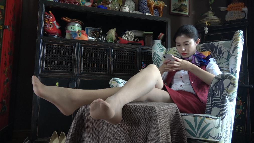 【网盘】[视频] K&#038;M 271-穆乐 空乘制服肉丝挑鞋