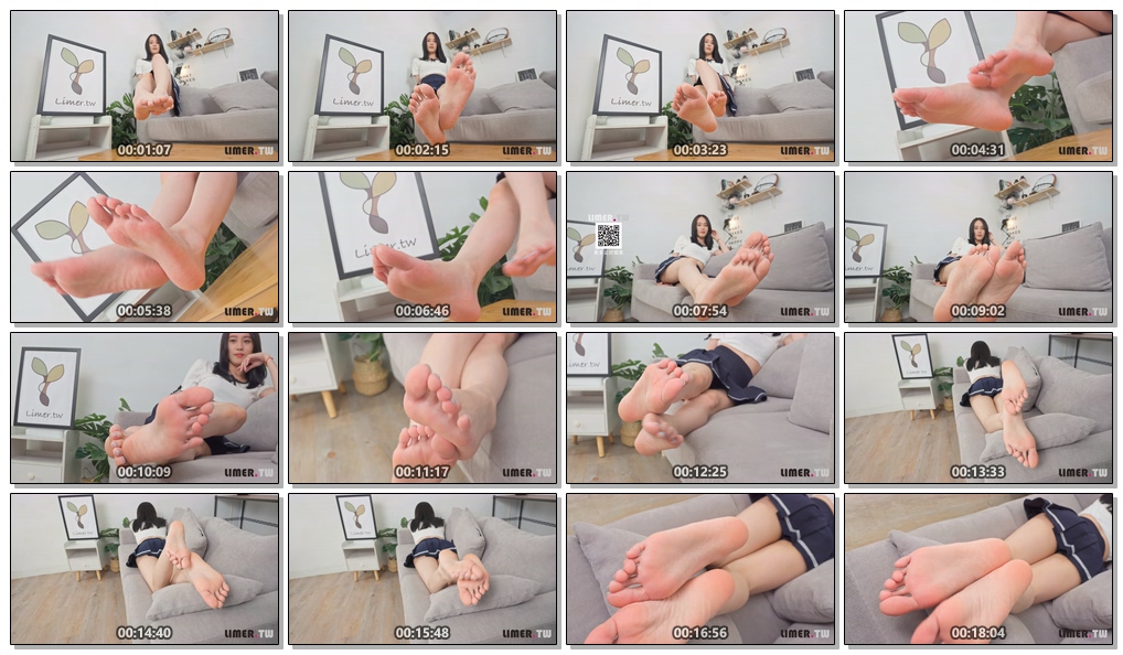 【网盘】[Limerence]JK素人Sammy 粉红嫩足ASMR