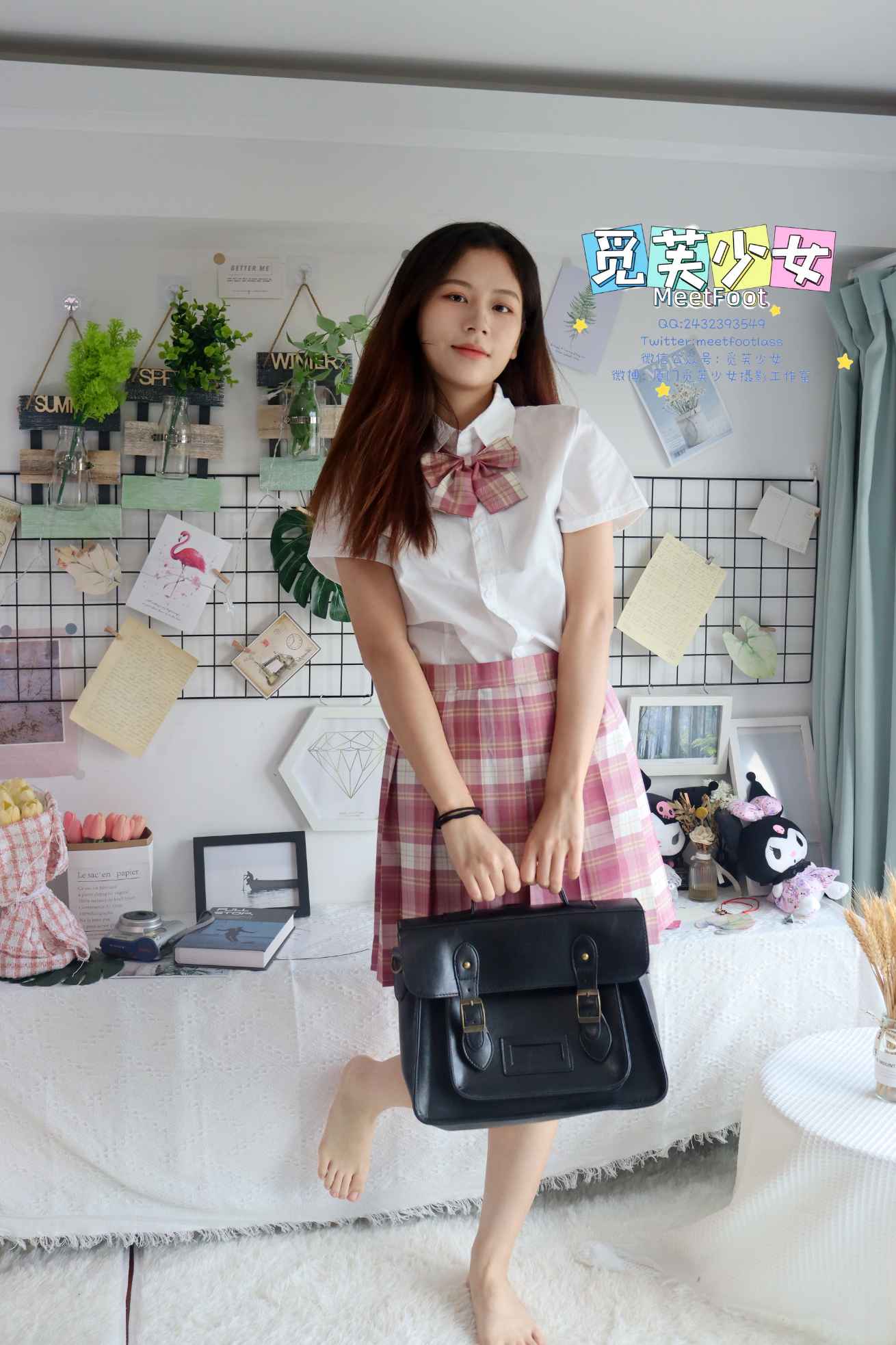 【网盘】[觅芙少女]NO.006 初夏微风中扬起的马尾，是青春里最美的记忆