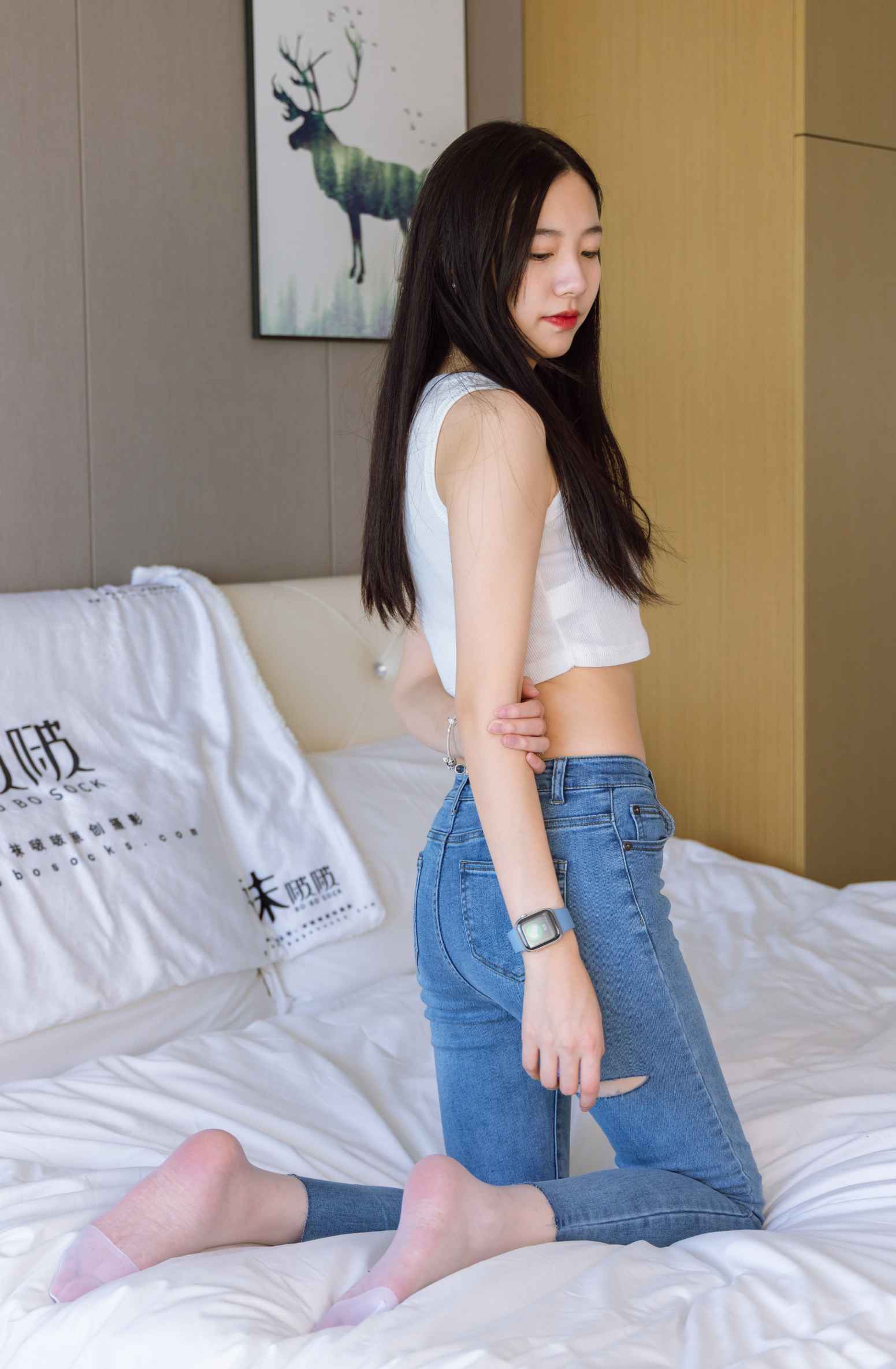 【网盘】[袜啵啵]201期 小甜豆-高跟鞋、白丝