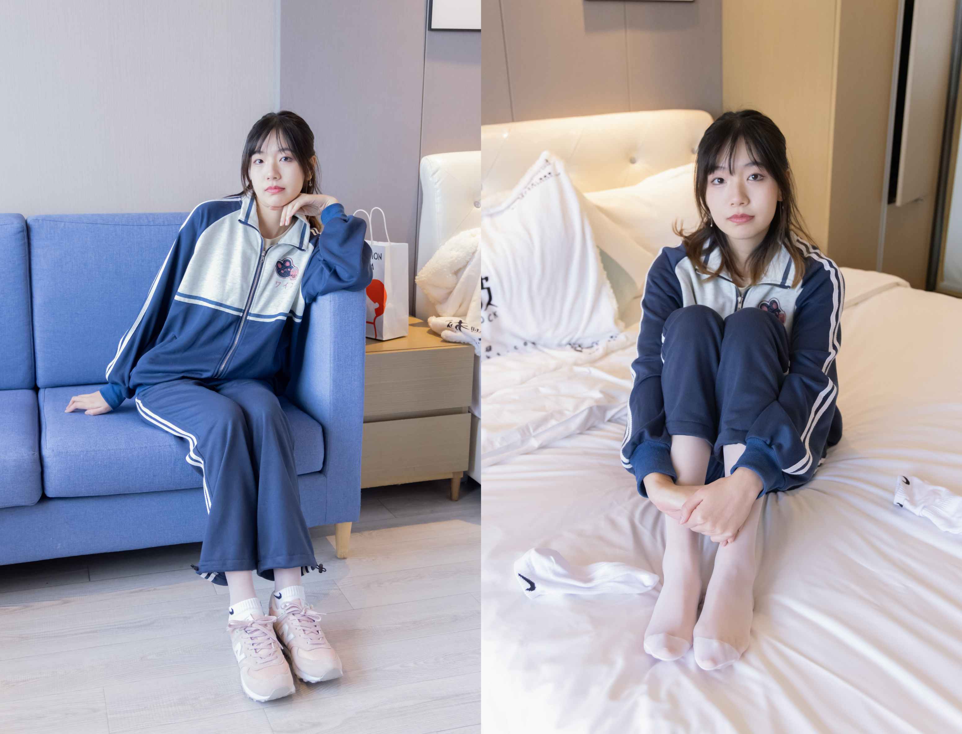 【网盘】[袜啵啵]226期 小甜豆-运动鞋、白棉袜、白丝