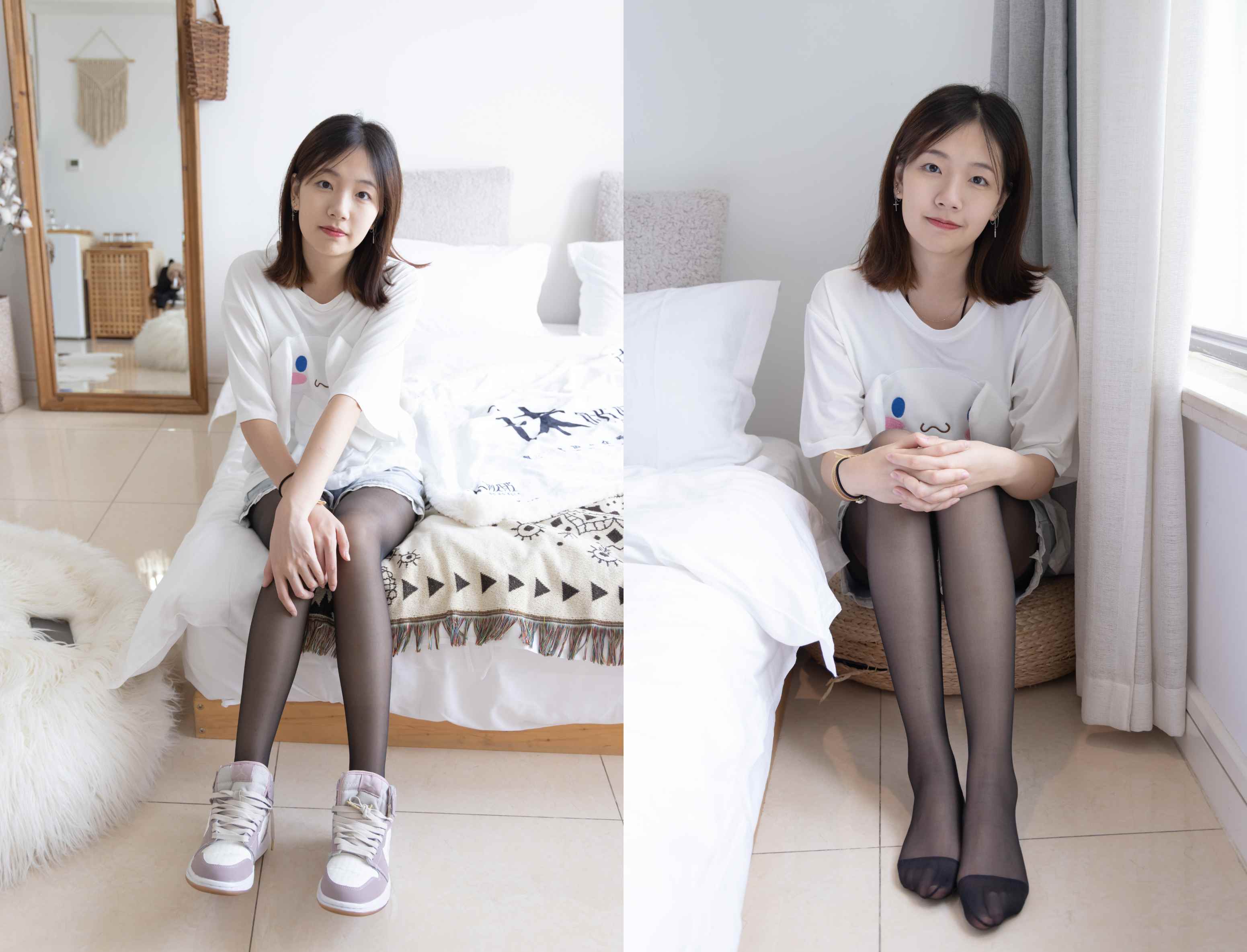 【网盘】[袜啵啵]233期 小甜豆-板鞋、黑丝