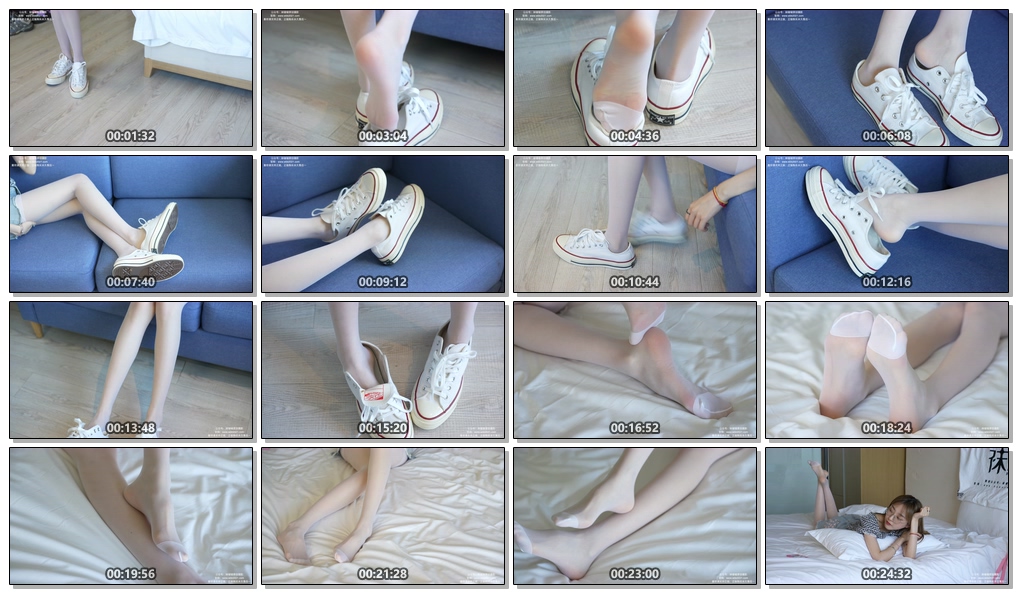 【网盘】[袜啵啵]234期 稚予-板鞋、白丝