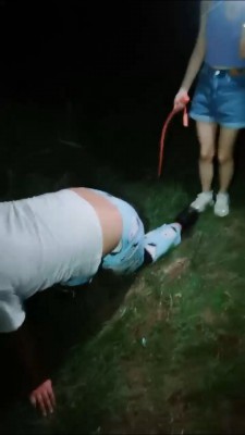 【网盘】【森森】运动女神户外遛狗/鞭打 bf16430