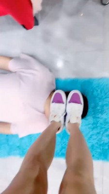 【网盘】【兔兔大人】鞋子绑脸闻鞋/舔脏鞋白袜/踩踏踩脸 bf29975