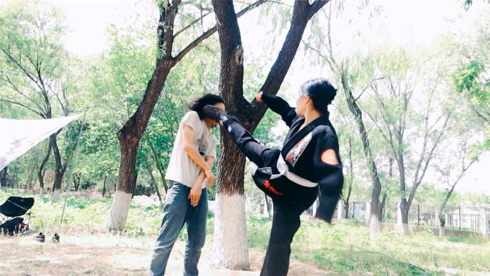 【网盘】【冰时代】野外暴力踹脸踢死偷窥者冰果棍