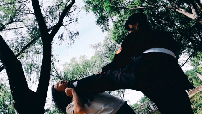 【网盘】【冰时代】野外暴力踹脸踢死偷窥者冰果棍