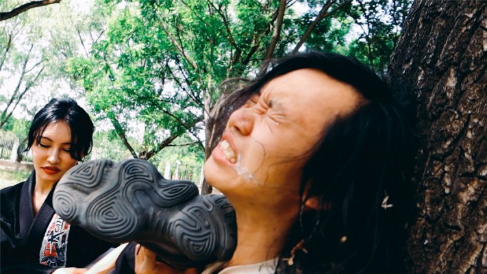 【网盘】【冰时代】野外暴力踹脸踢死偷窥者冰果棍