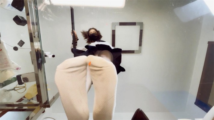 【网盘】【婧児小主】女学妹晓G把我缩小了 GTS 玻璃足底丝袜棉袜POV YC-220601-4