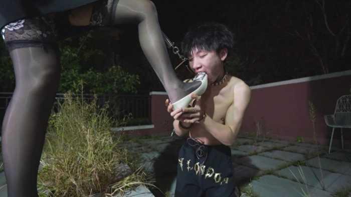 【爱秀套图】麋鹿银儿 无底线狗化，一一S不人道系列，无知呆傻奶狗糟蹋霍霍 YC-241203-2