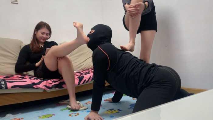 【爱秀套图】『高兴儿』和bbw闺蜜三人全体重踩踏（闺蜜以后很难出镜了）YC-250308-5