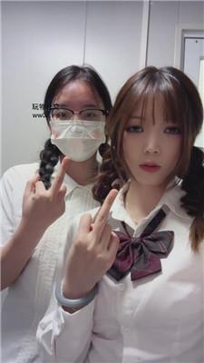 【网盘】【兔兔酱】JK黑白双煞食物踩踏 JS241026-19