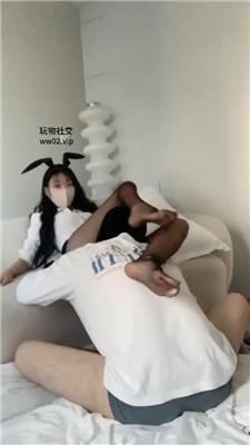 【网盘】【丝雯】兔女郎黑丝高跟美腿虐 bf46403