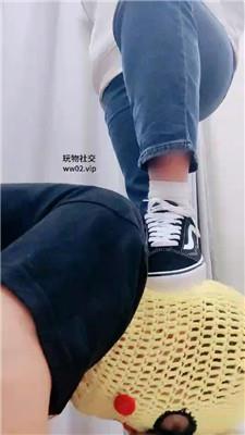 【网盘】【拽拽】板鞋白棉袜蹂躏踩虐 JS241106-20