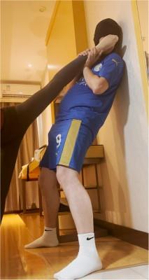 【爱秀套图】迷之女主瑜伽裤丝袜高踢 侧踩 窒息 YC-241124-4