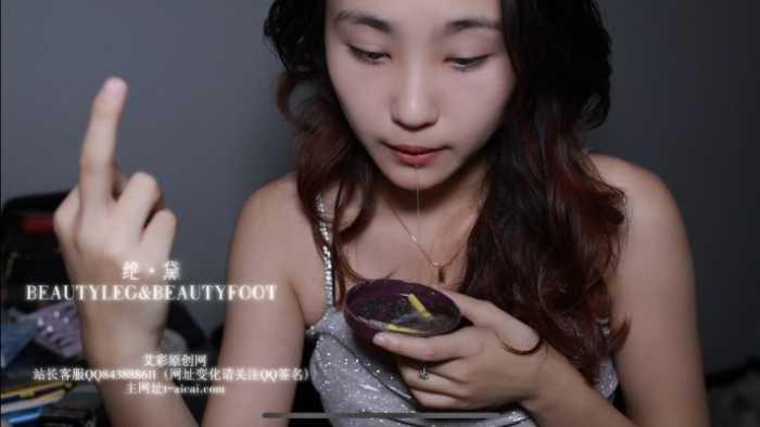 【爱秀套图】【绝·黛】素人口水裸足 GD009 YC-241122-6