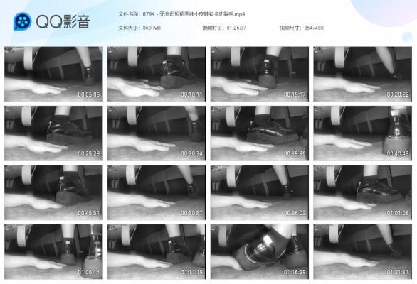 【爱秀套图】B794 – 无意识短裙黑袜小皮鞋较多动踩手 bf50431