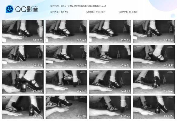 【爱秀套图】B795 – 无意识情侣短裙高跟玛丽珍鞋跟踩手 bf50432